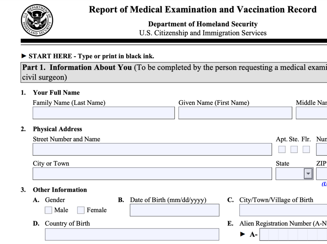 Sample i539 Form Extension, Documents, (B1/B2, H4 COS, F1) - Fill with App  - USA